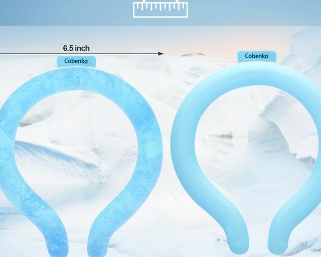 Neck Cooling Tube with Insulated Bag, Reusable Ice Ring Cooler Wearable Body Cooling Products, Neck Coolers for Hot Weather