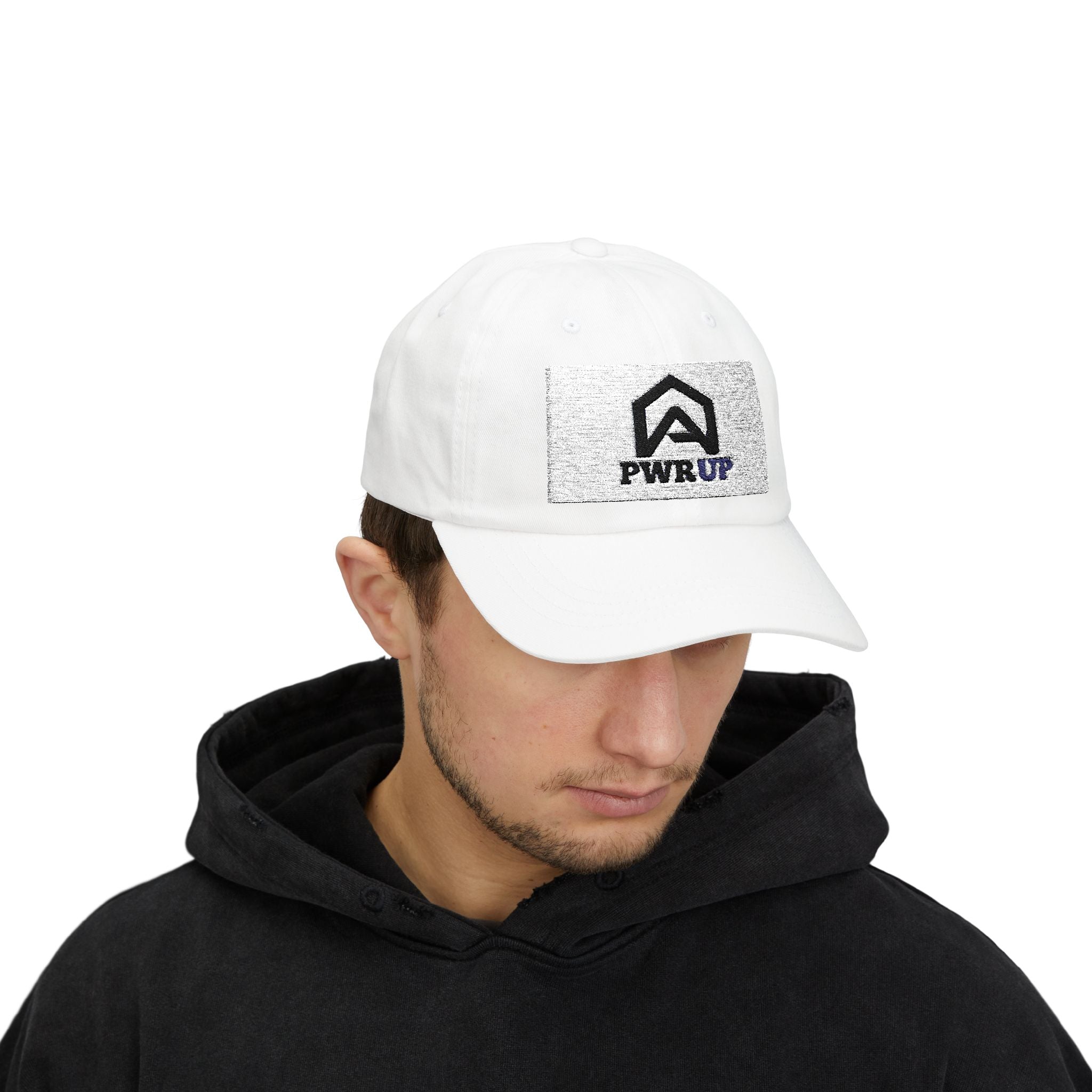 Classic Dad Cap with PWRUP Design | Stylish Baseball Hat, Gift for Dads, Casual Wear, Unique Dad Cap, Trendy Accessories