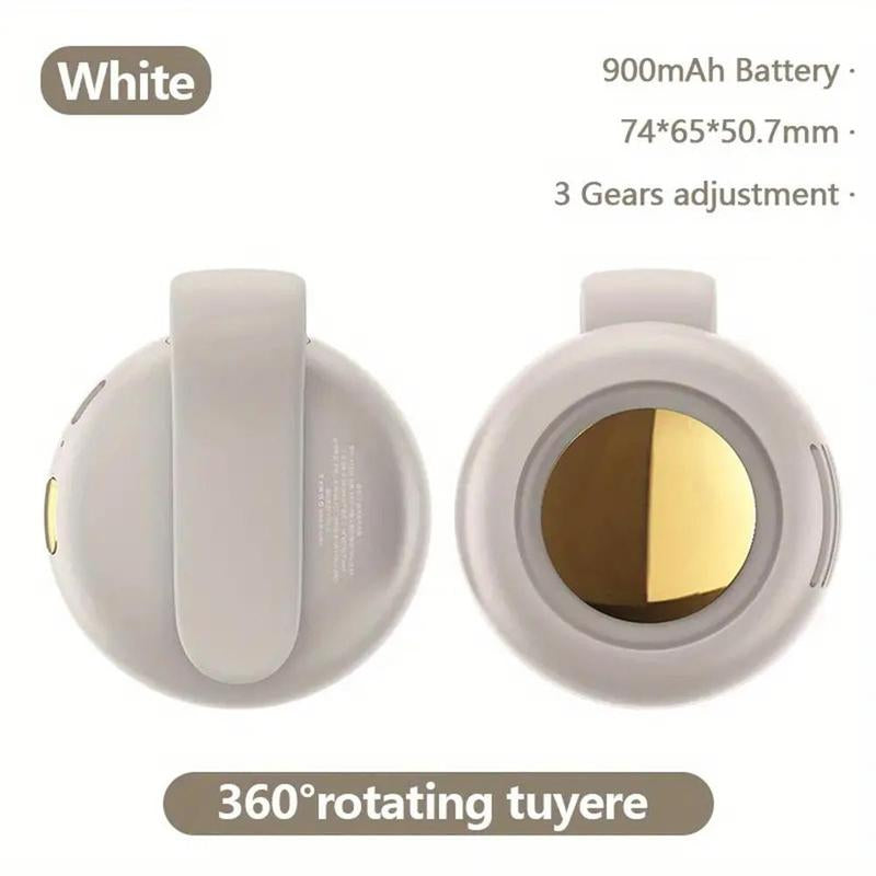 Father'S Day Gifts, Portable Electric Fan, 1 Count 3-Speed Adjustable Suspended Waist-Style Fan, Silent Operation Fan for Outdoor, Home, Office, Portable Fan Mini Fan Handheld Turbo Fan Cooling Fan, Mini Air Cooler Fan, Personal Cooling Fan
