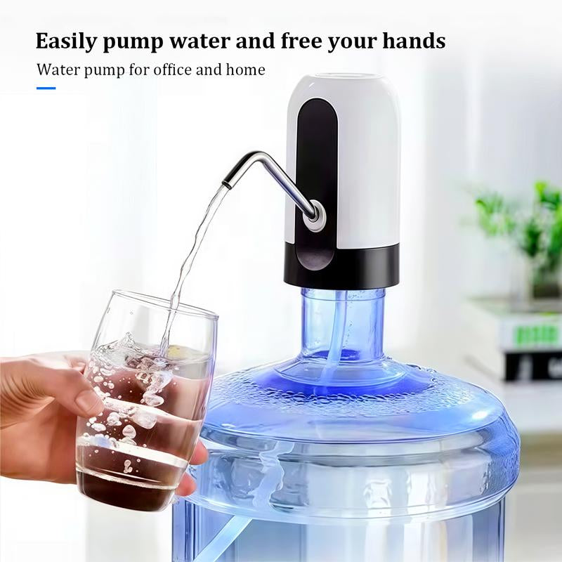 Bottled Water Pump Electric Water Dispenser, Household Rechargeable Mineral Water Pump, Automatic Water Dispenser
