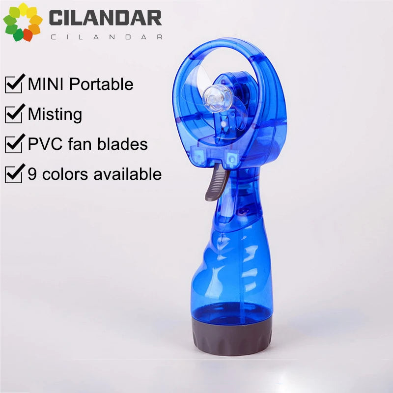 Cool Summer Water Spray Fan Spray Fan Mini Handheld Fan Cooling Fan Kettle Electric Fan