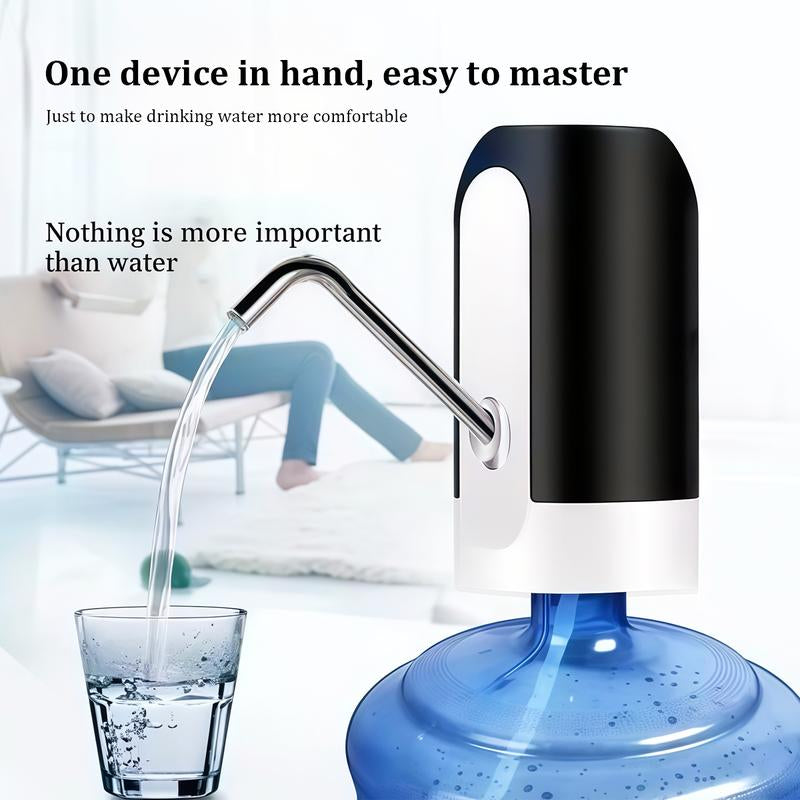 Bottled Water Pump Electric Water Dispenser, Household Rechargeable Mineral Water Pump, Automatic Water Dispenser