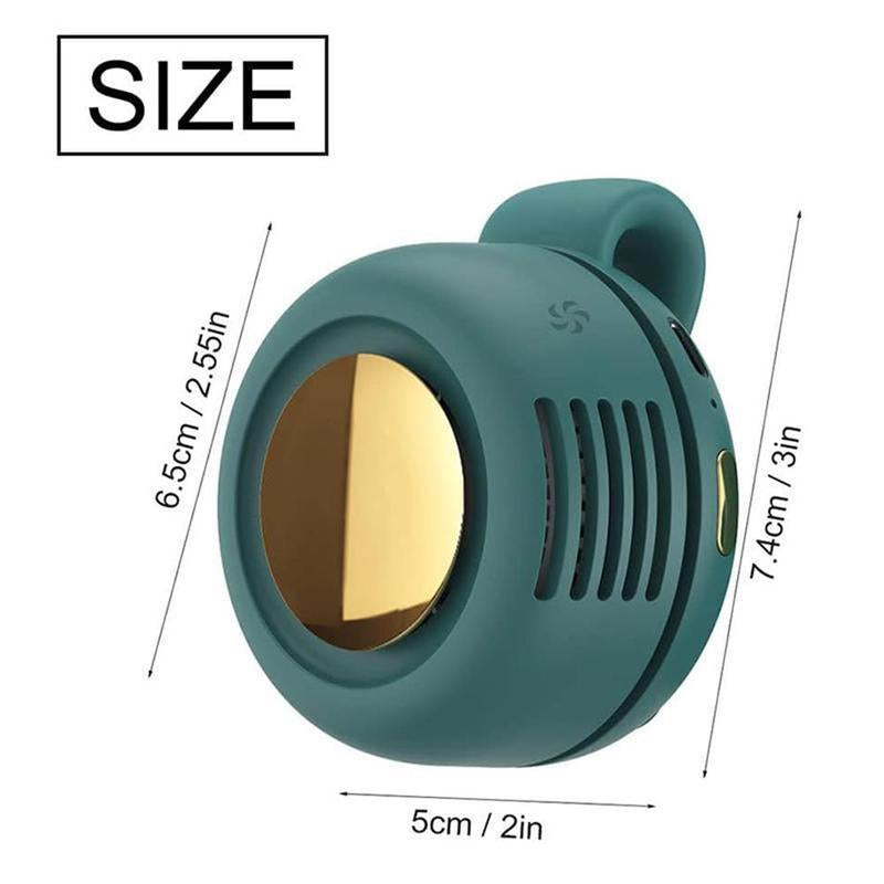 Father'S Day Gifts, Portable Electric Fan, 1 Count 3-Speed Adjustable Suspended Waist-Style Fan, Silent Operation Fan for Outdoor, Home, Office, Portable Fan Mini Fan Handheld Turbo Fan Cooling Fan, Mini Air Cooler Fan, Personal Cooling Fan