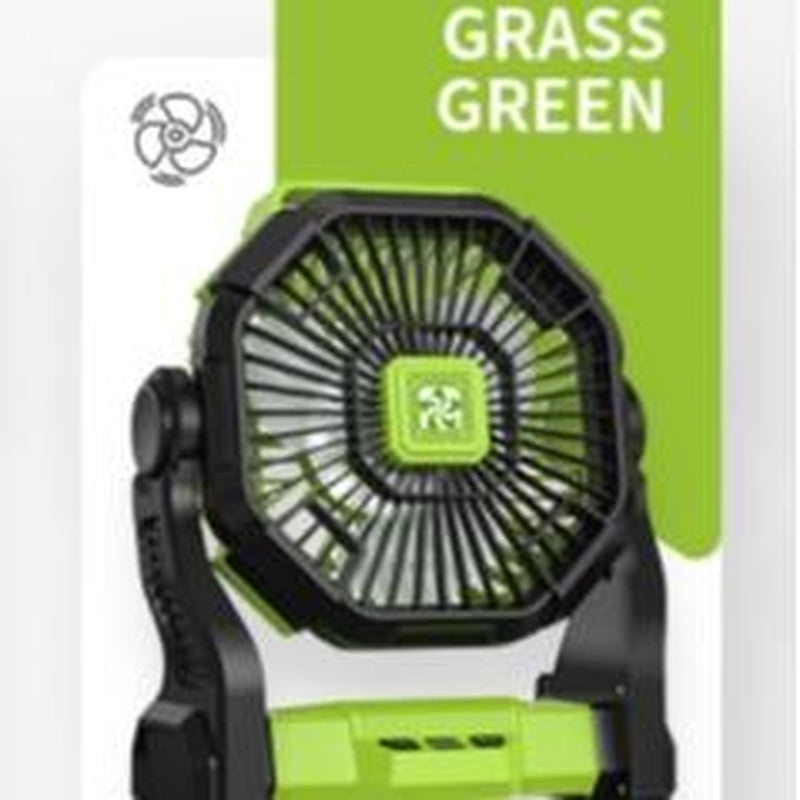 Camping Fan Battery Powered Fan with LED Lantern Light Rechargeable Portable Fan, Tent Swing Fan with 360 Degree Rotating Hook, USB Desktop Fan for Bedroom and Office, Mobile Small Light Fan Outdoor Fan Camping Fan Mini Fan Portable Fan