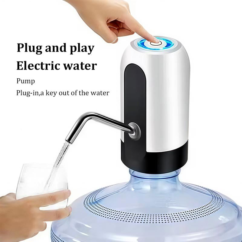Bottled Water Pump Electric Water Dispenser, Household Rechargeable Mineral Water Pump, Automatic Water Dispenser